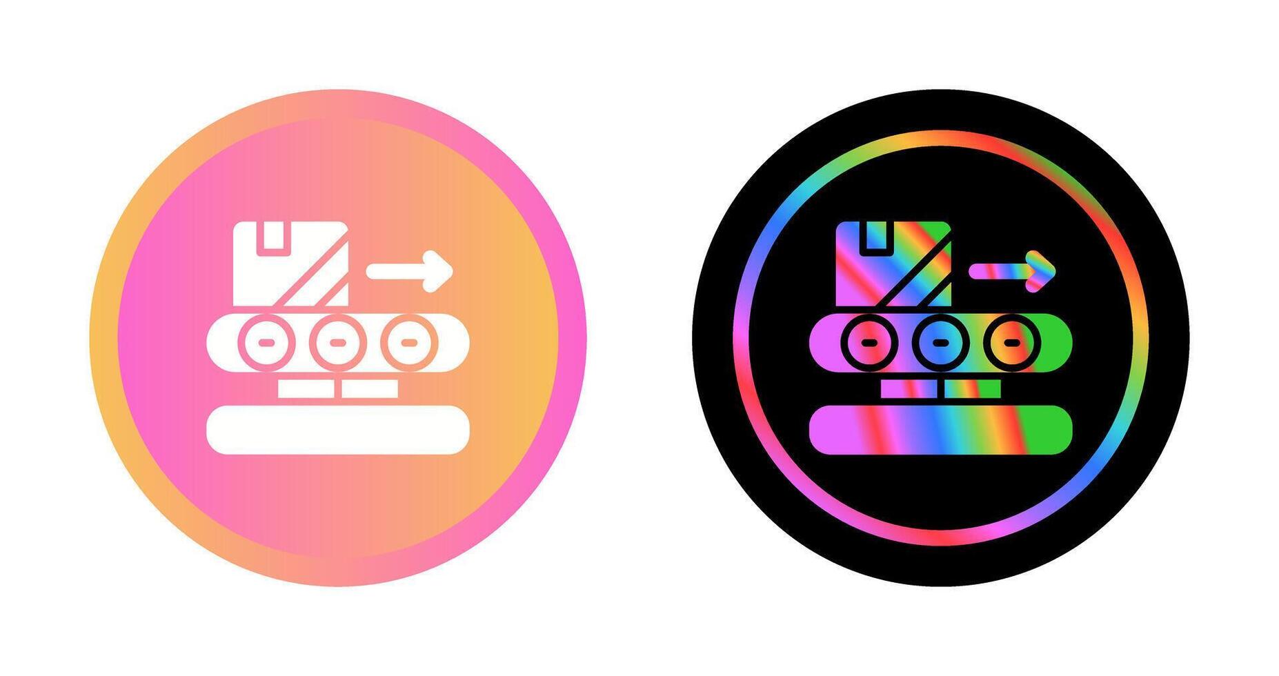 Conveyor Belt Vector Icon