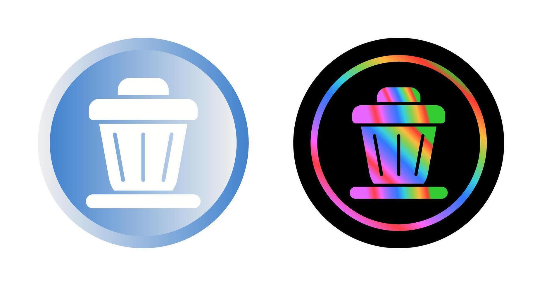 Trash bin Vector Icon