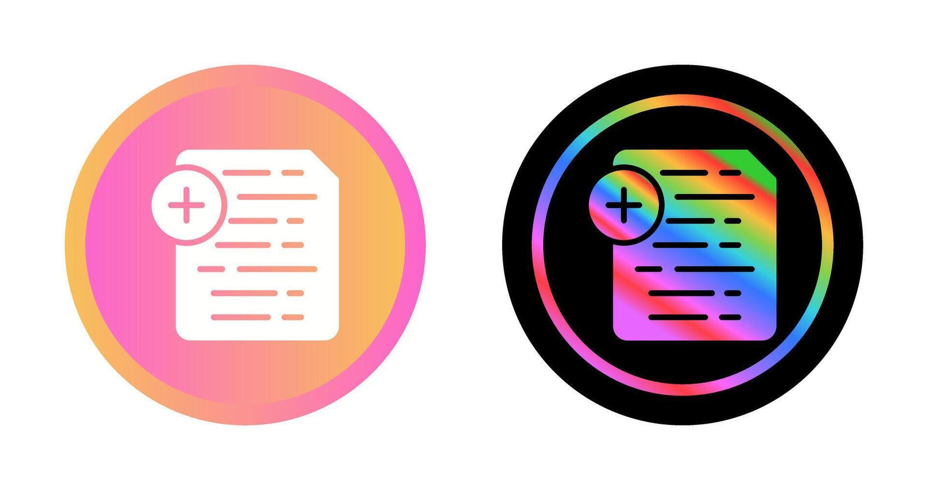 Document Insert Icon Vector Icon