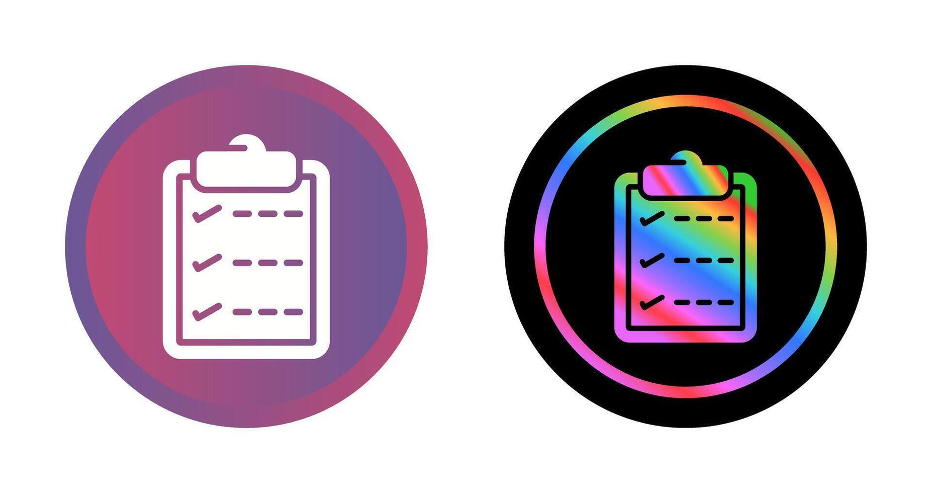 Task list with checkmarks Vector Icon