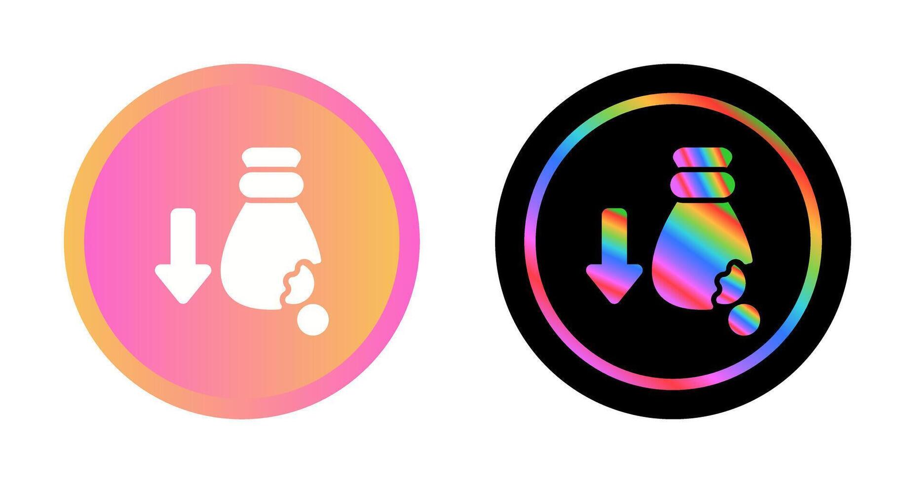 Financial Loss Vector Icon
