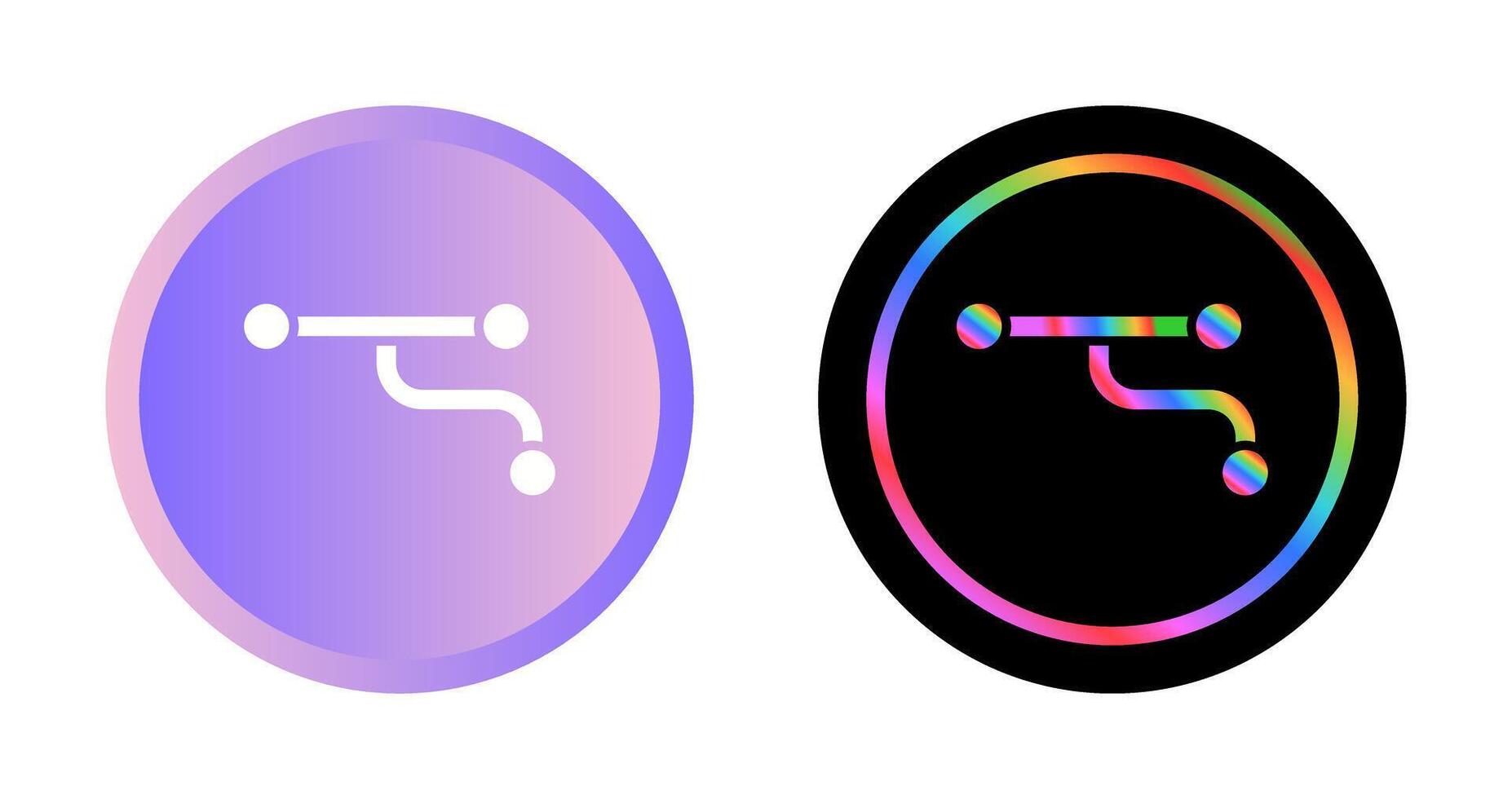 Divergence Vector Icon