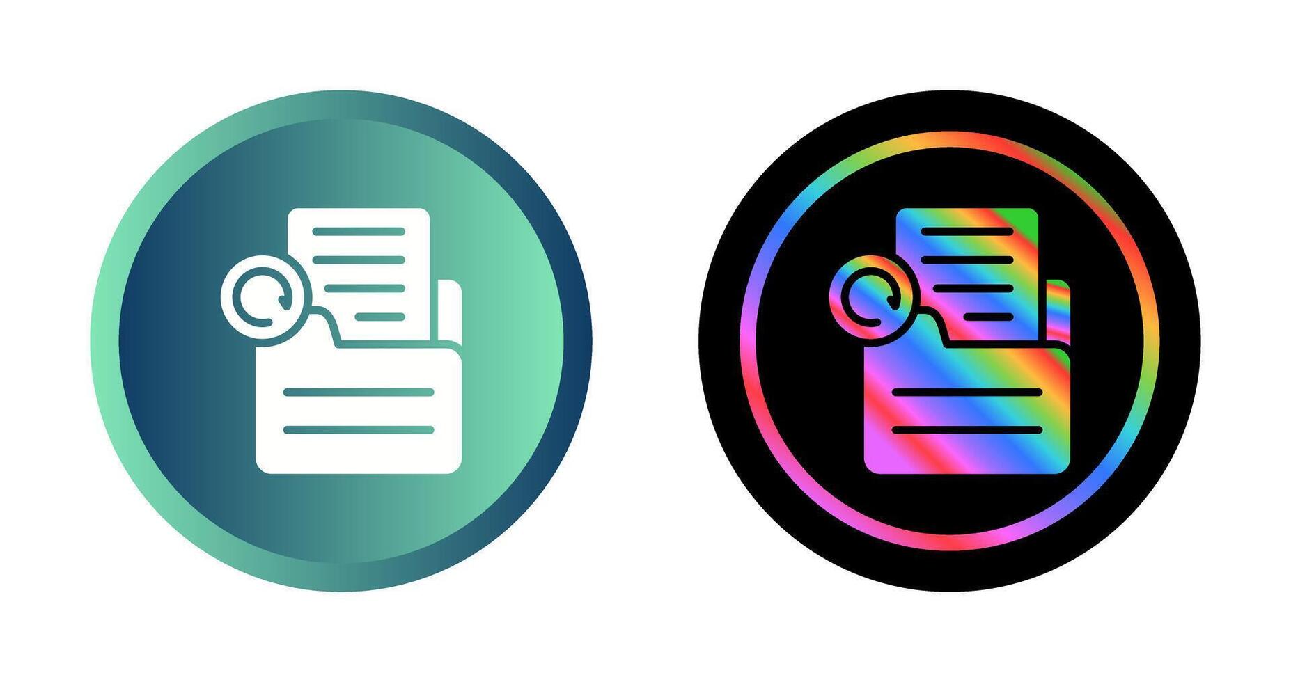 Document Redo Vector Icon