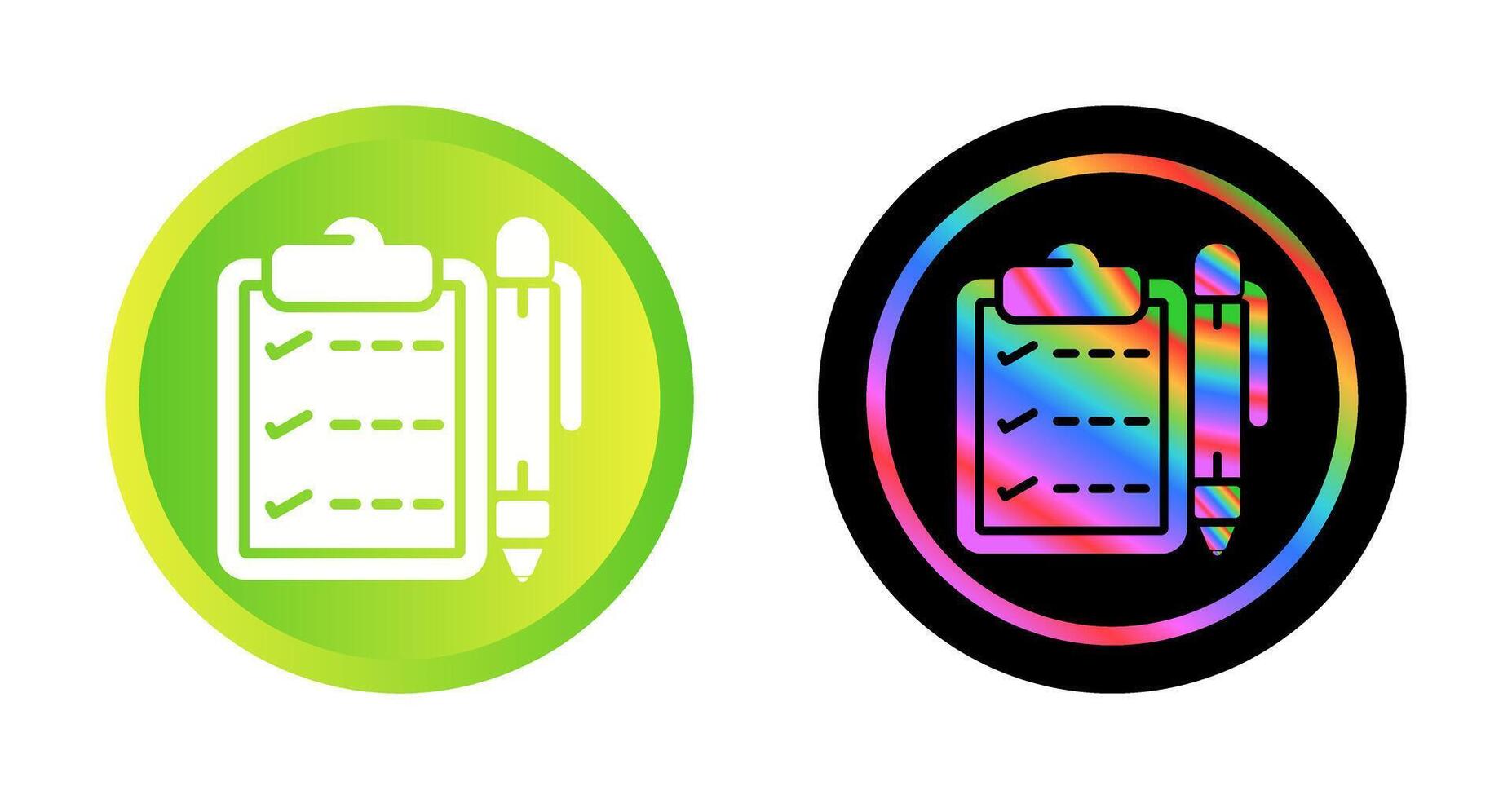 Notepad with pen Vector Icon