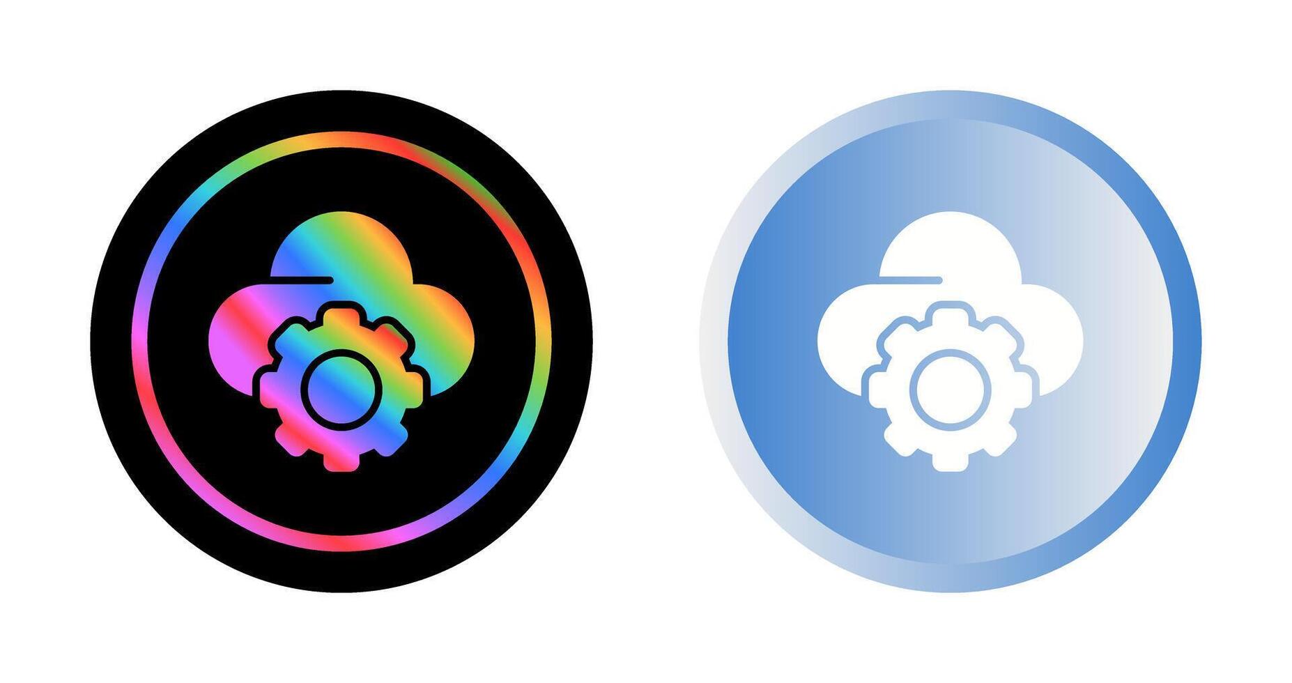 icono de vector de nube