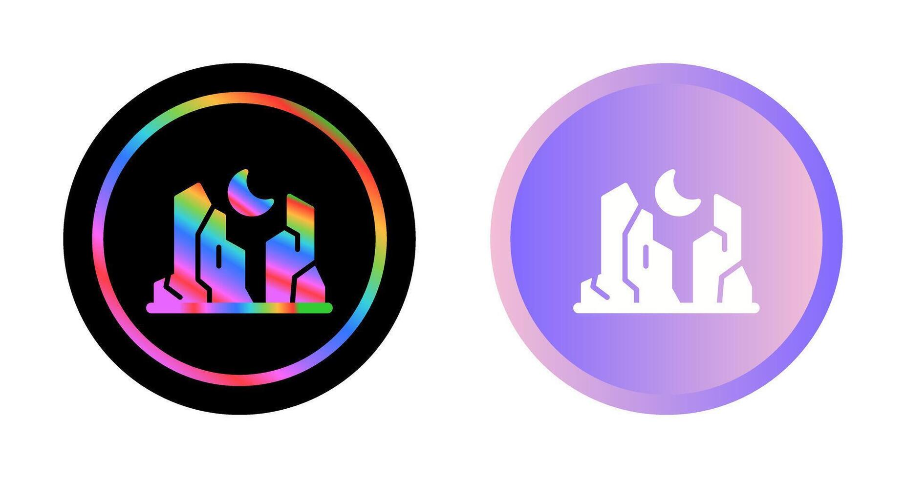 Canyon Vector Icon