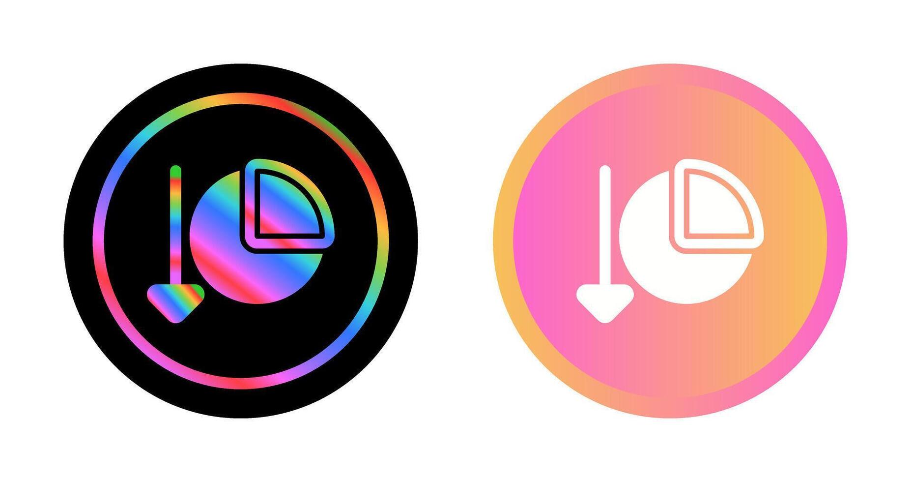 Chart Decreasing Vector Icon