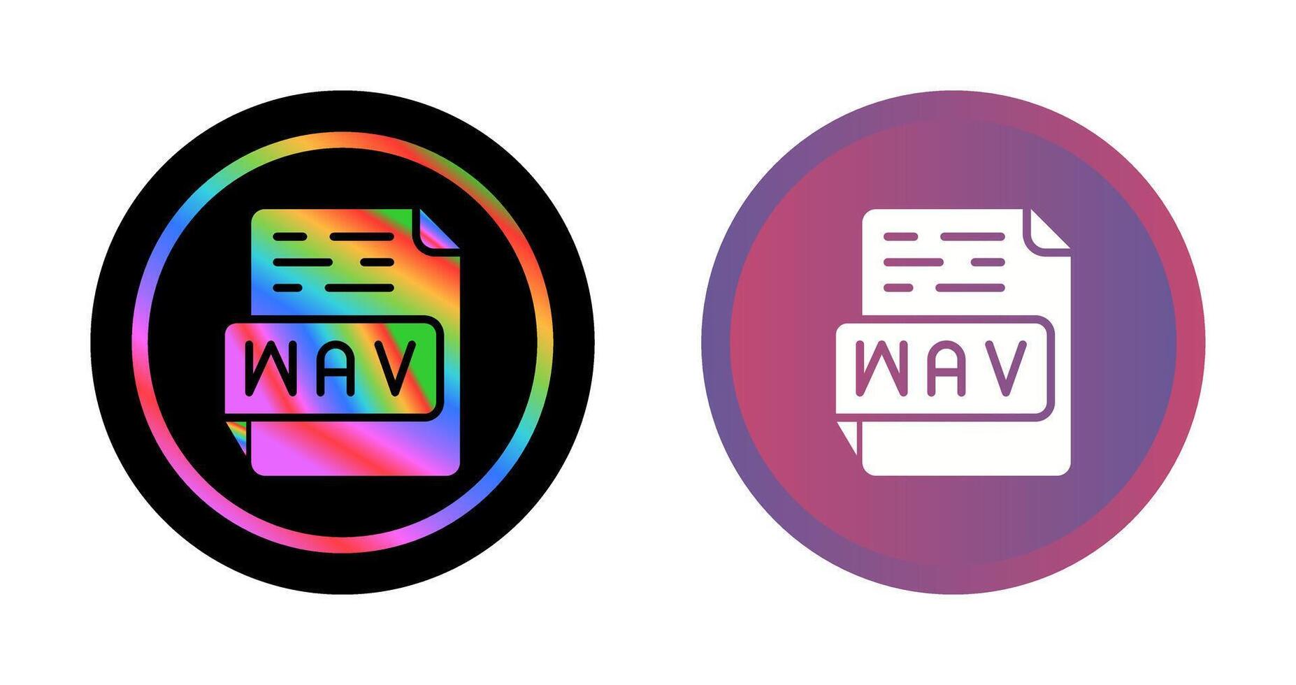 wav vector icono