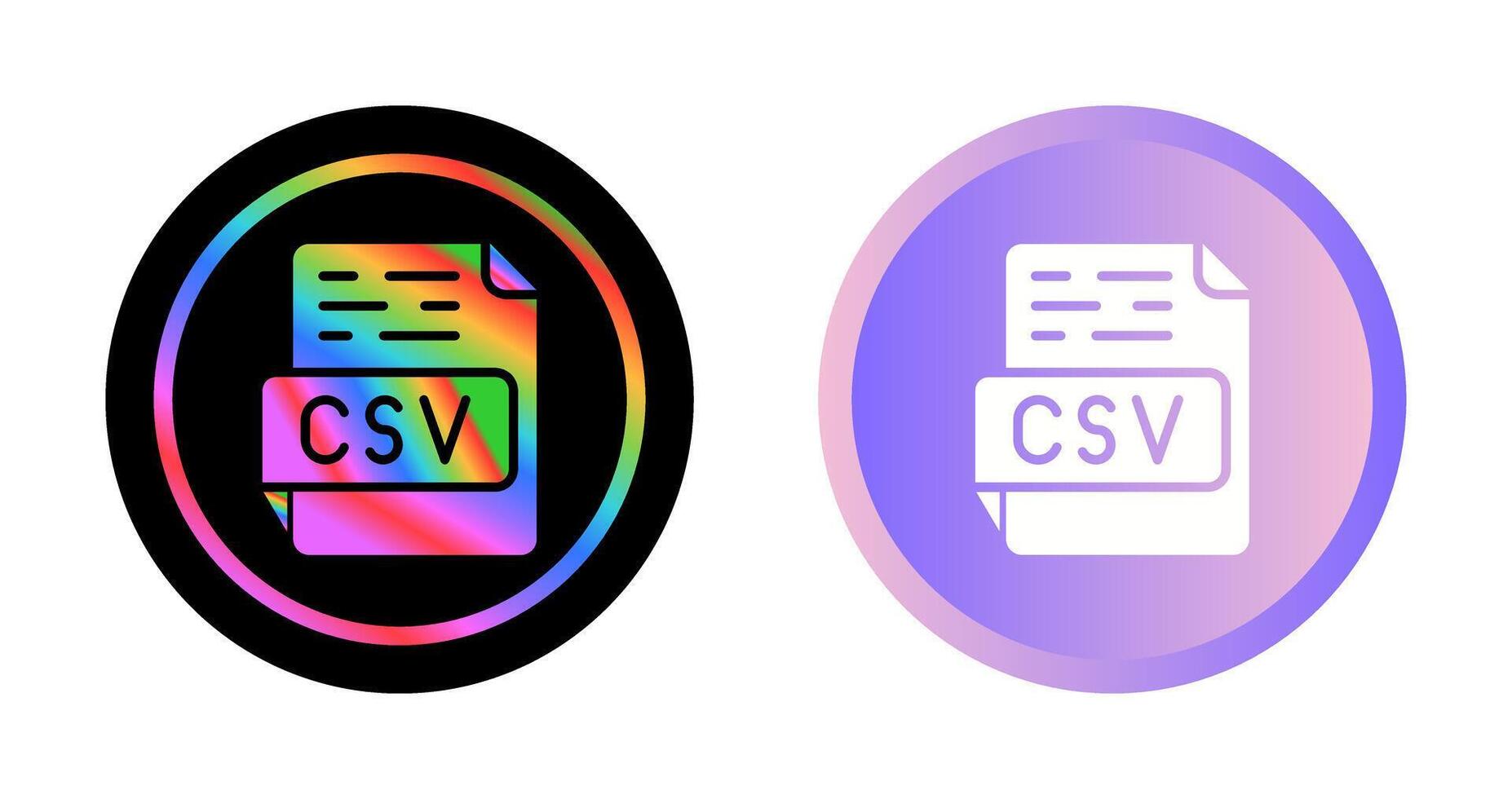 CSV Vector Icon