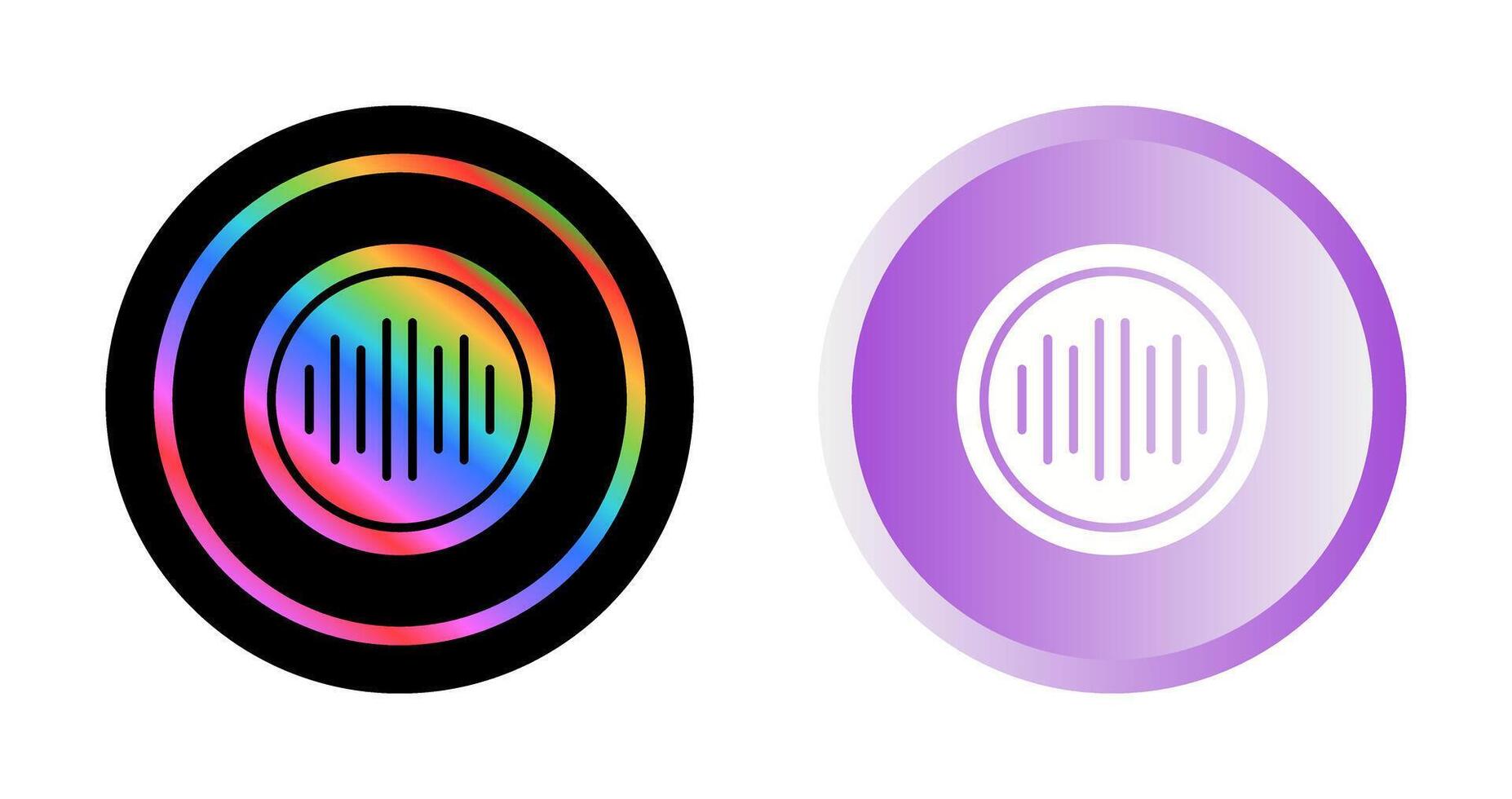 Audio Spectrum Vector Icon