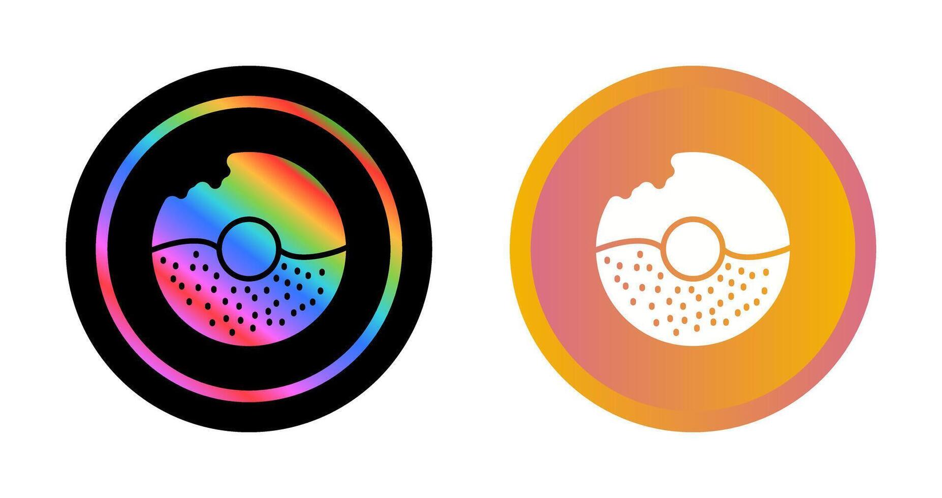 icono de vector de donut