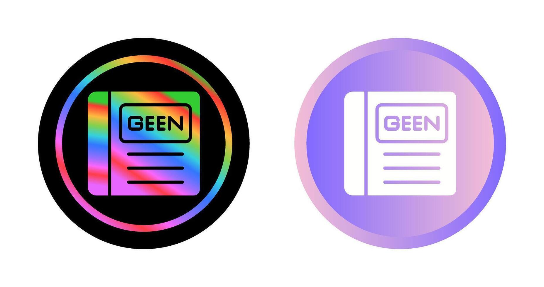 Green Book Vector Icon