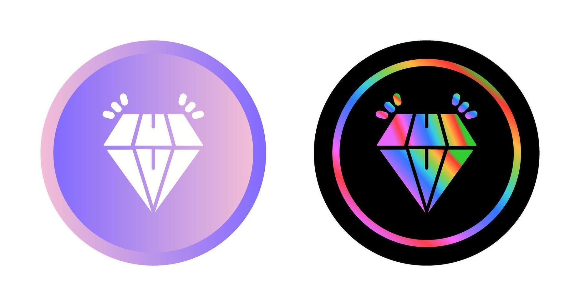 icono de vector de diamante