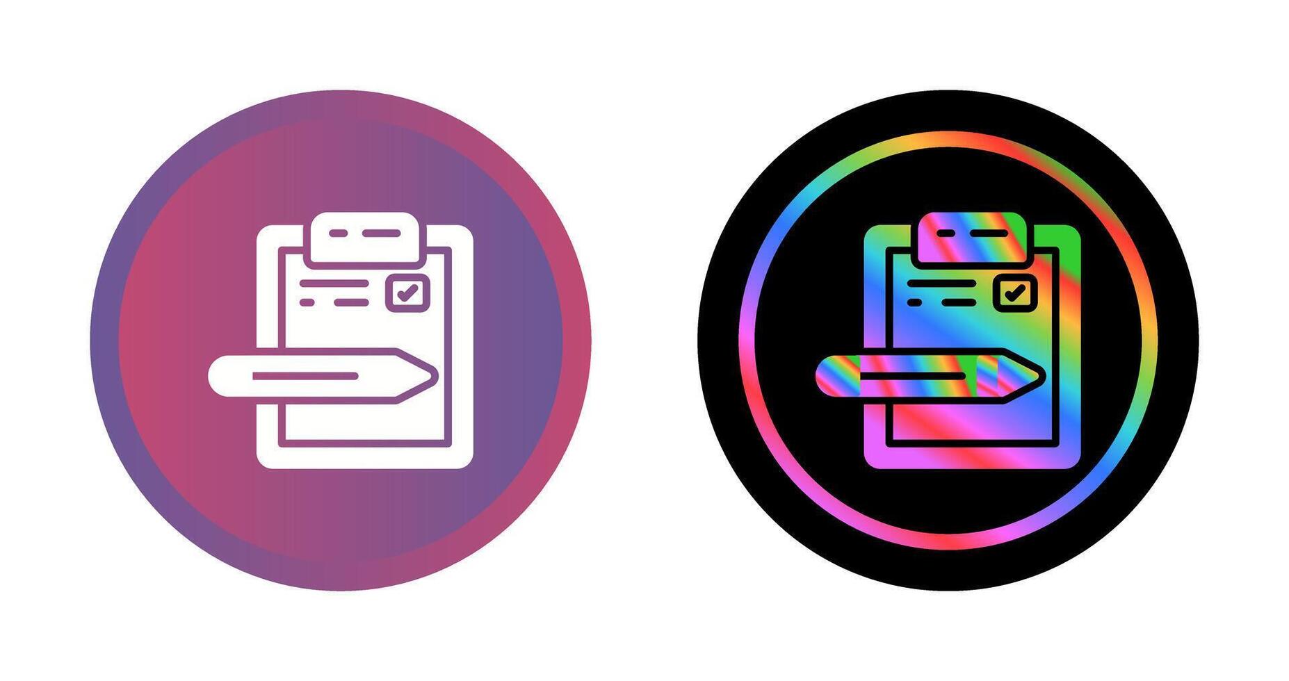 Pen And Paper Vector Icon