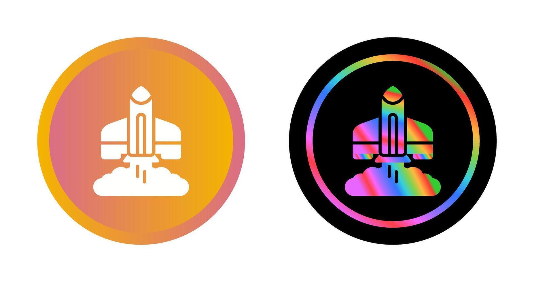 Rocket Launch Vector Icon