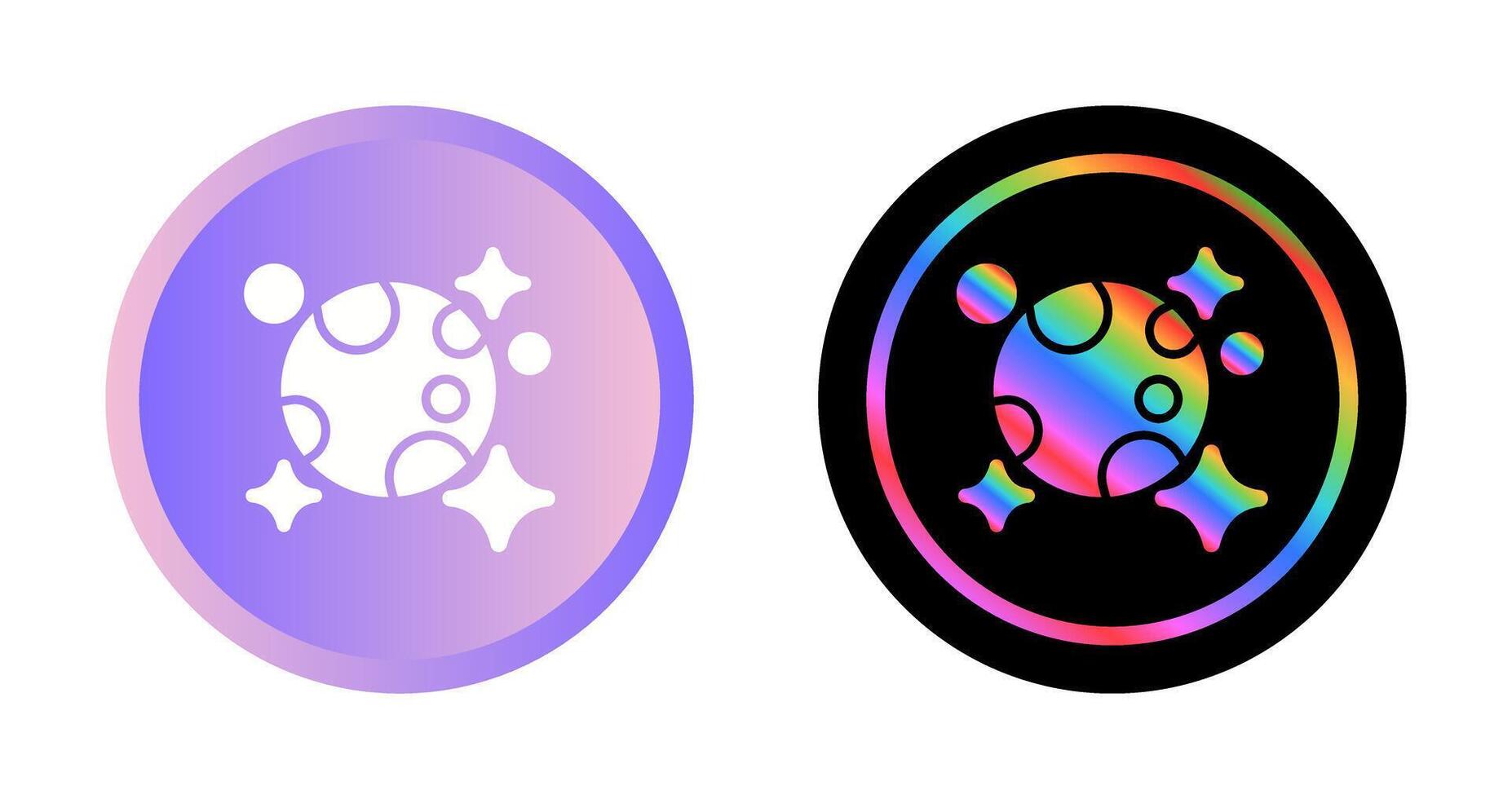 Moon And Stars Vector Icon