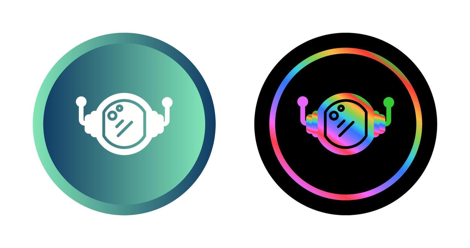 Astronaut Helmet Vector Icon