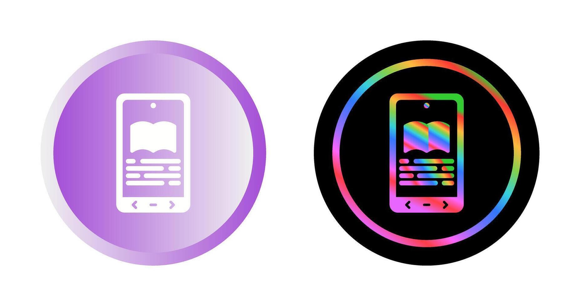 E book Reader Vector Icon