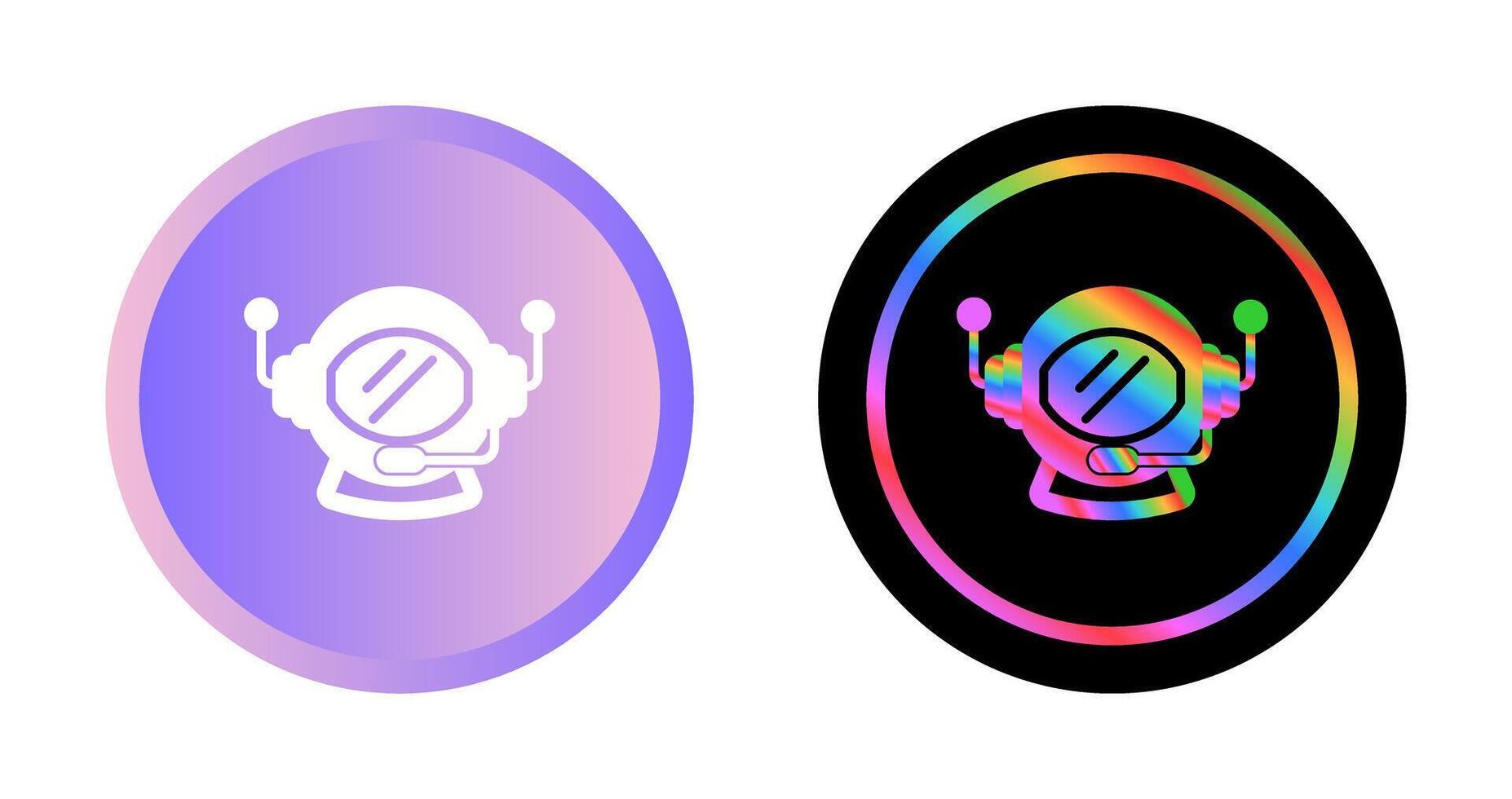 Astronaut Helmet Vector Icon