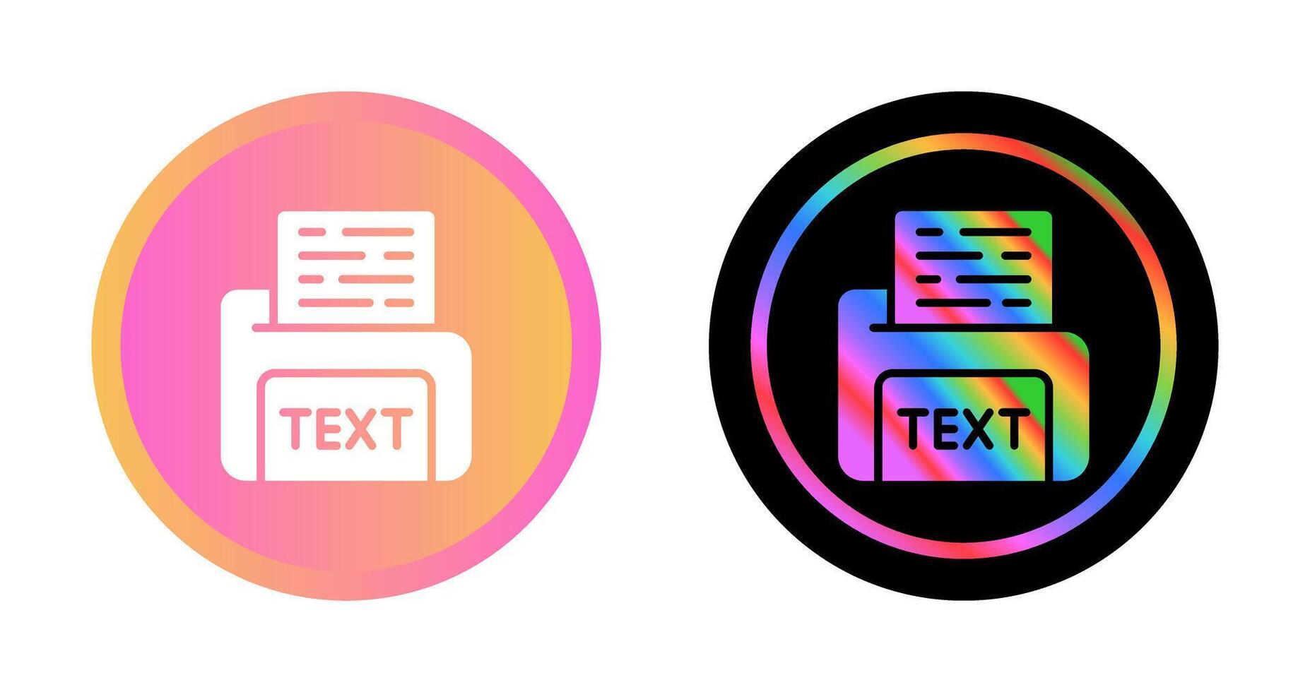 Text File Vector Icon