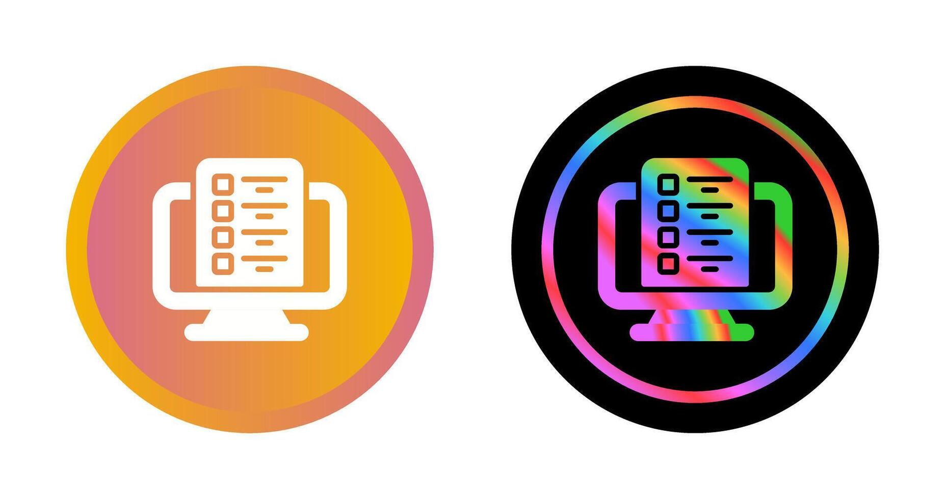 Computer Vector Icon