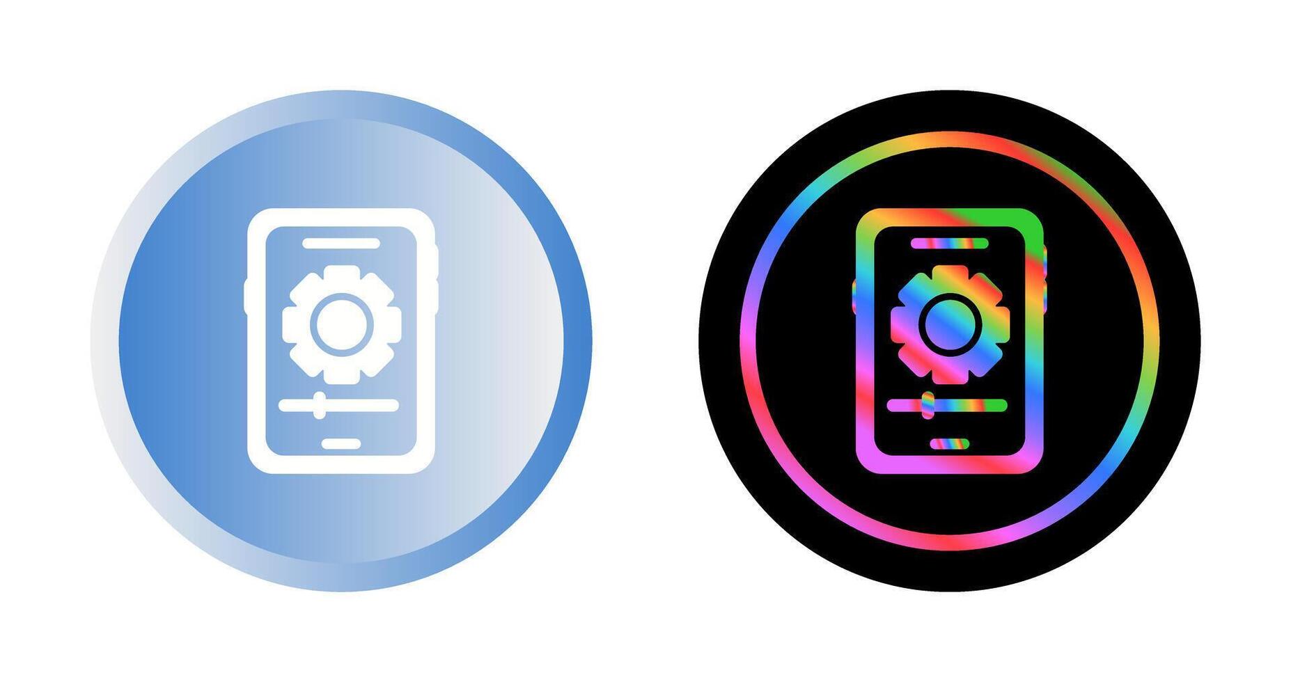 Smartphone Settings Vector Icon