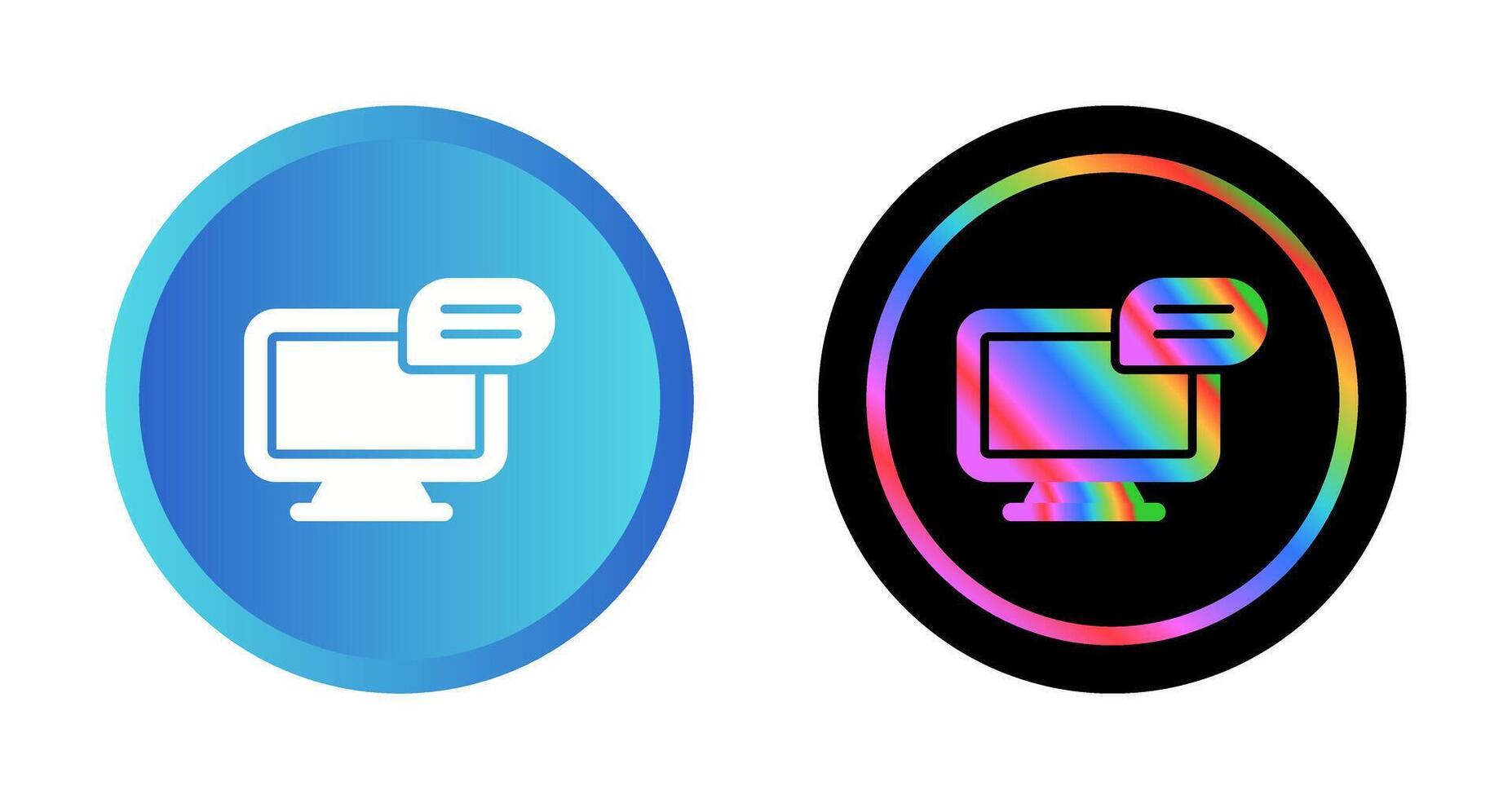 Computer Vector Icon