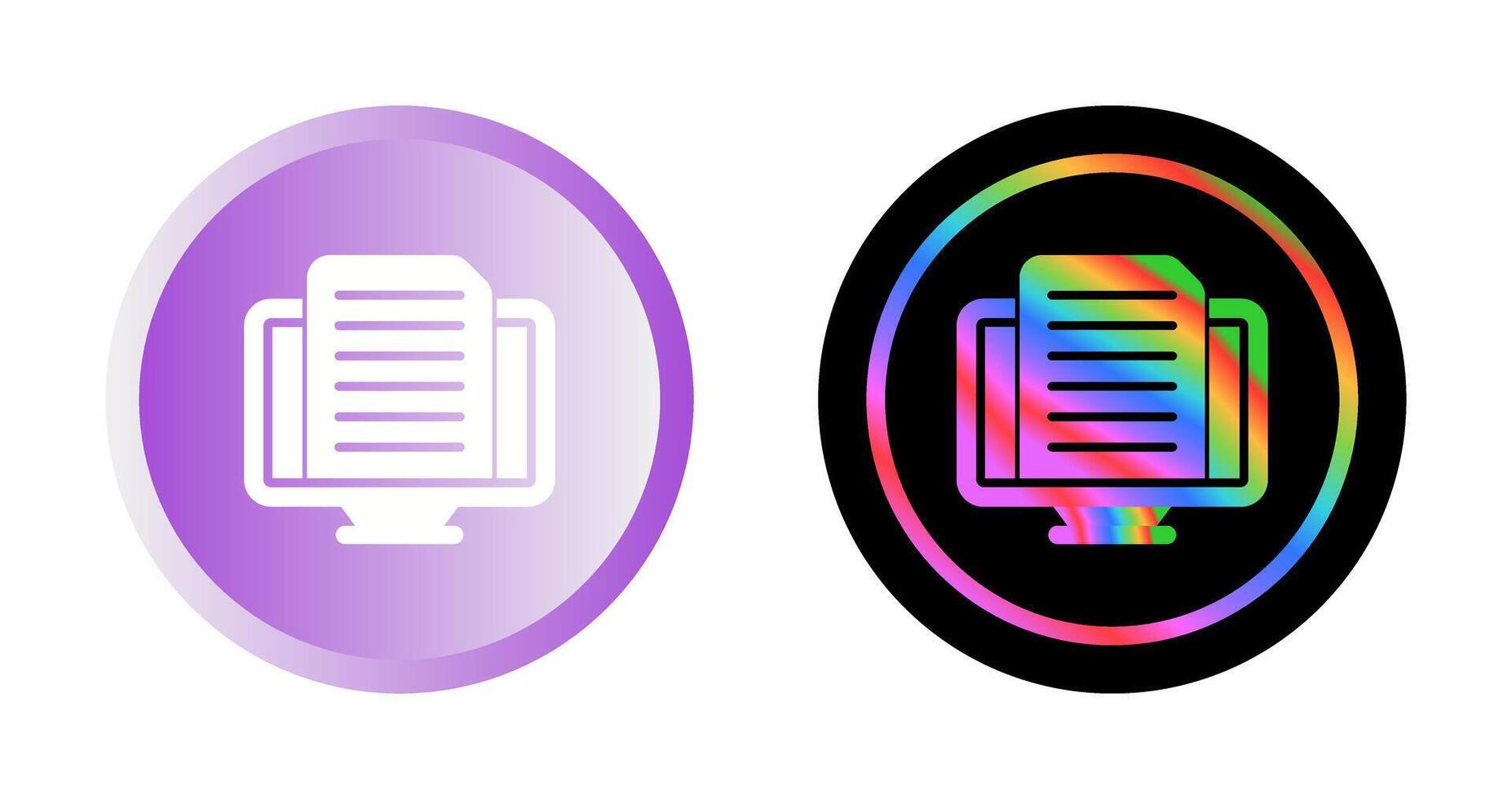 Desktop Vector Icon