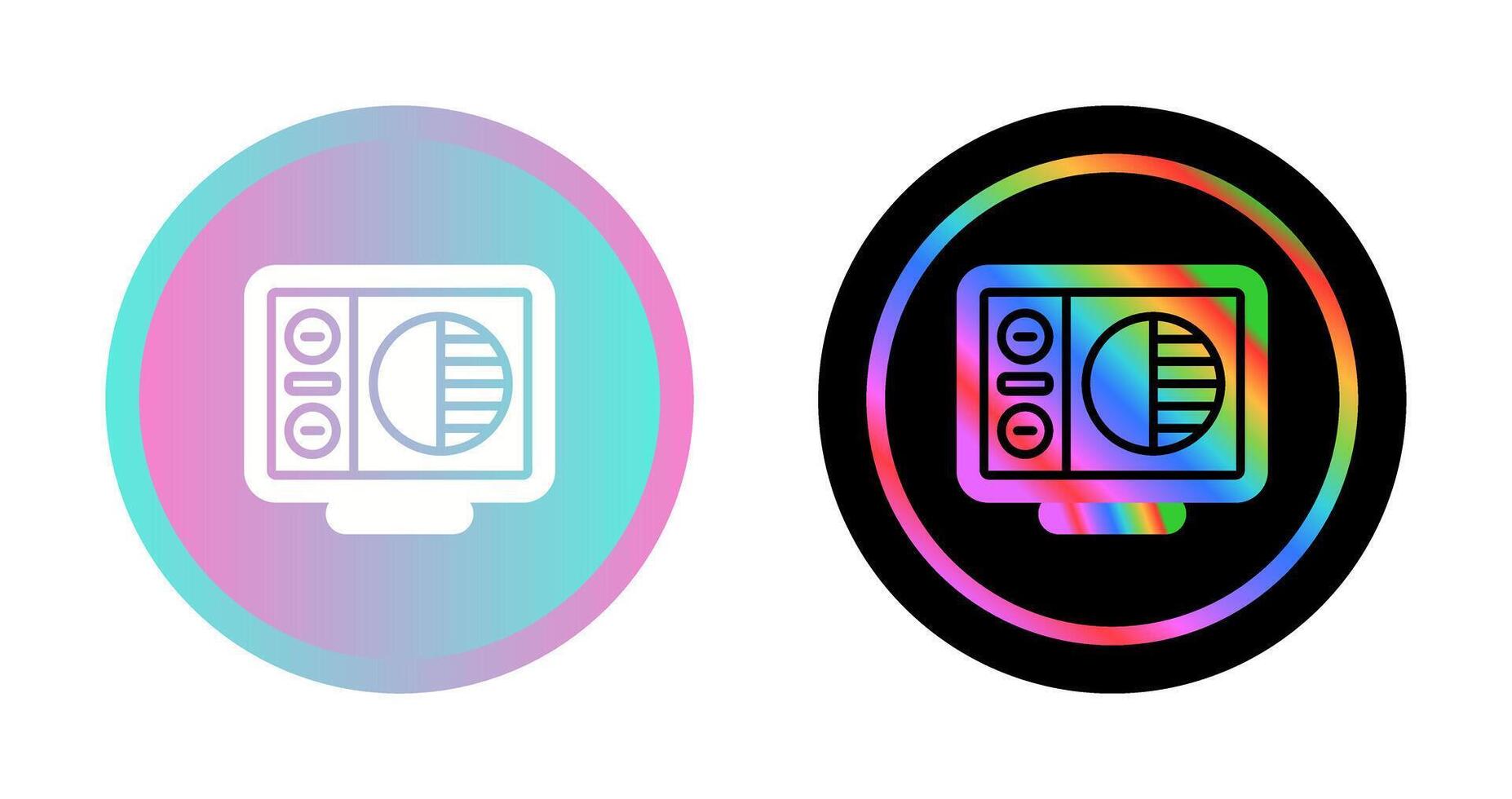 Desktop Computer Vector Icon
