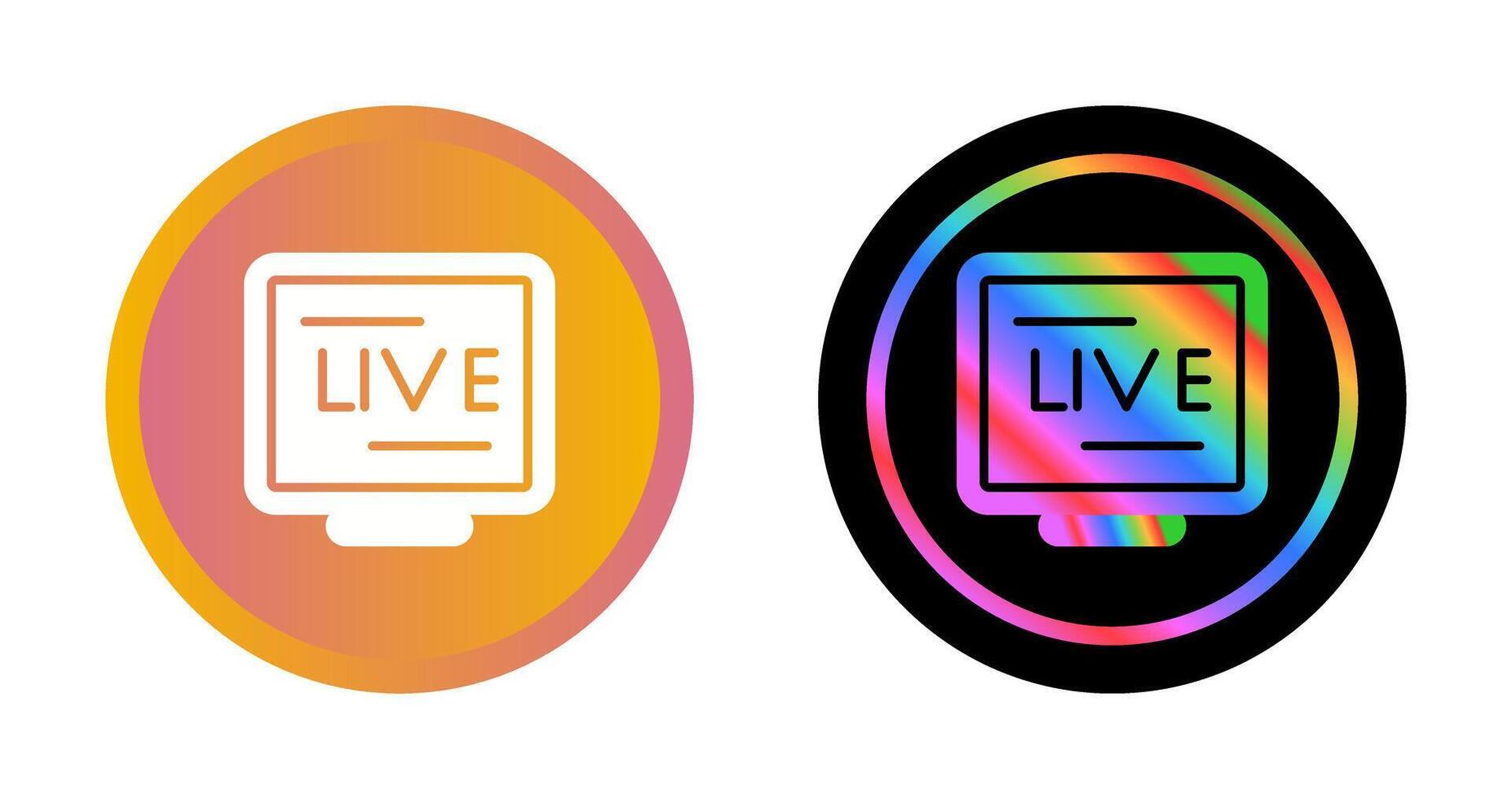 Live Stream Vector Icon