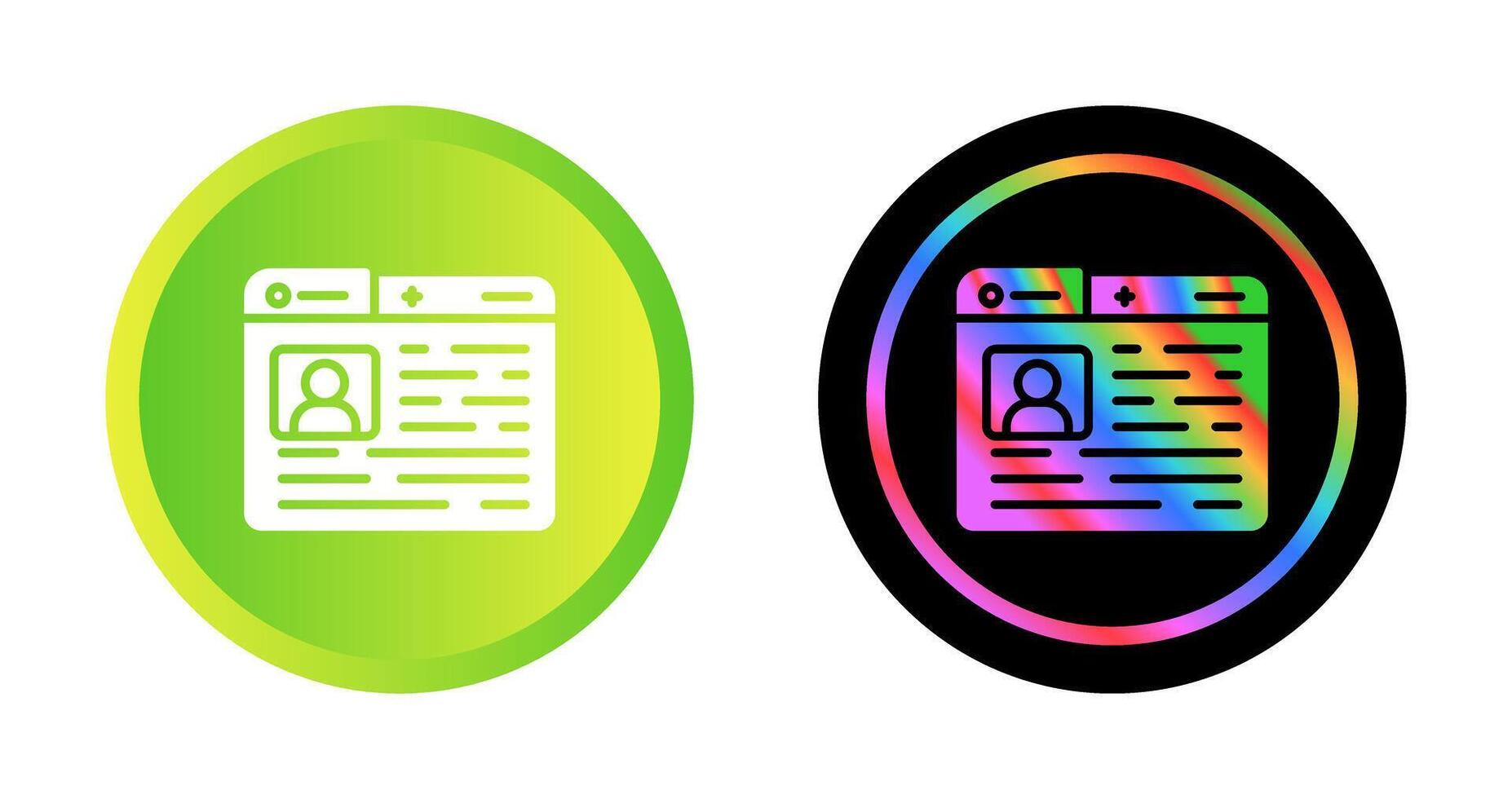 Profile Vector Icon