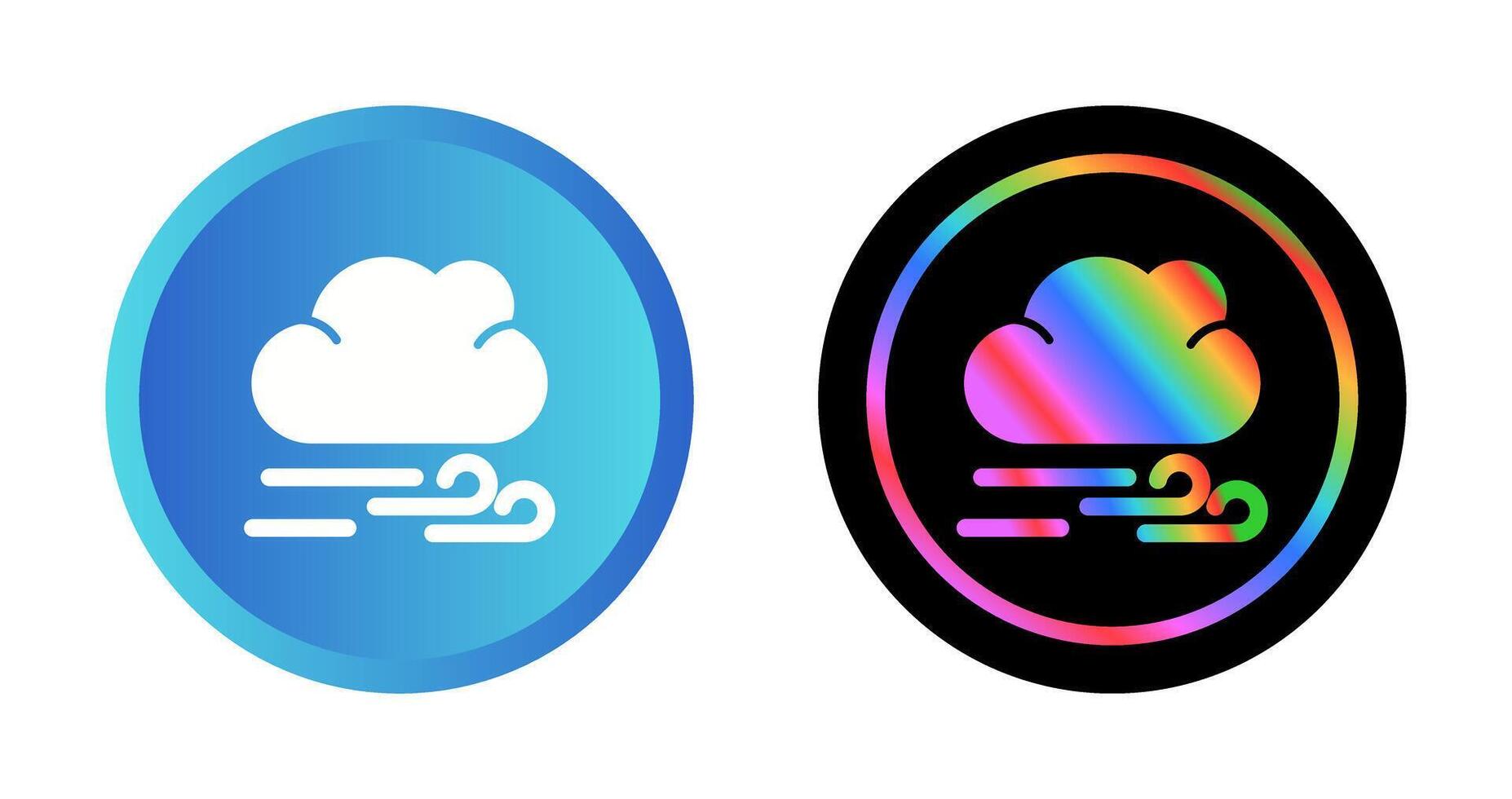 Windy Vector Icon