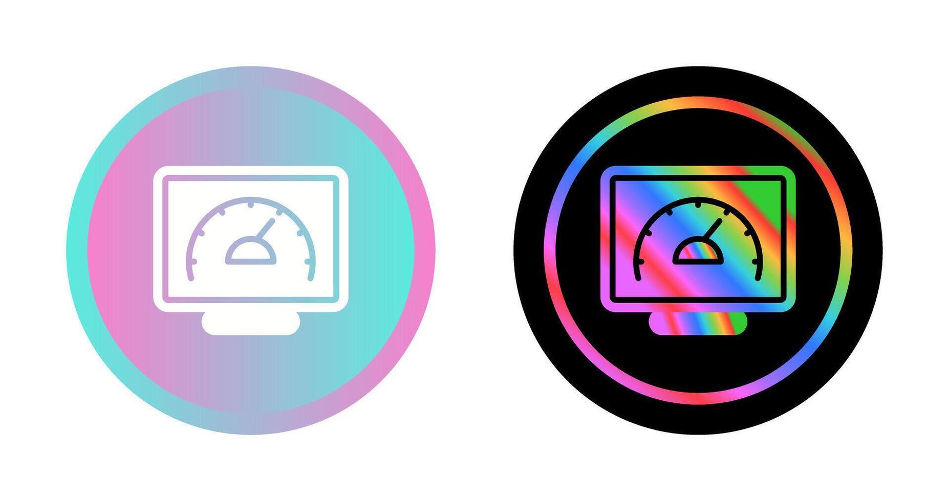 Desktop Computer Vector Icon