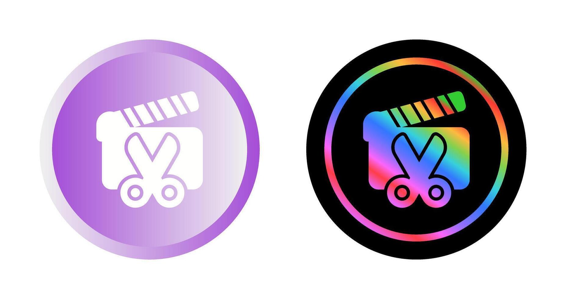 Film Editing Vector Icon