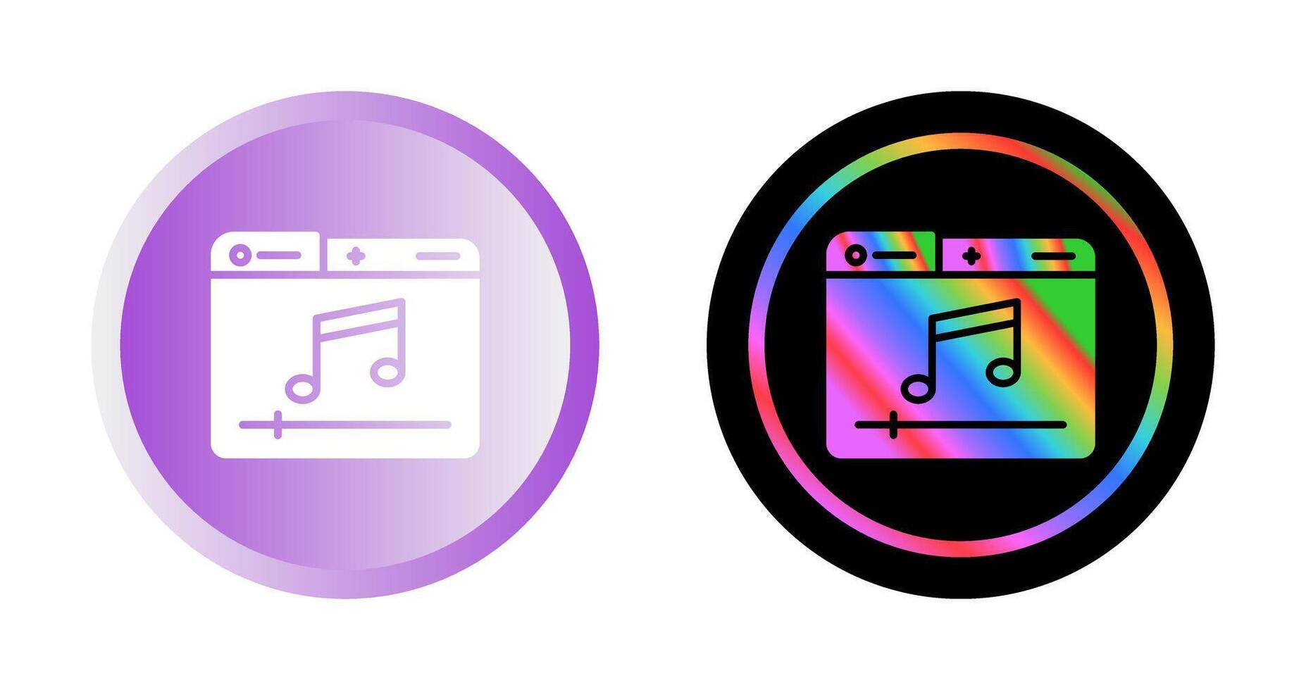 Music Player Vector Icon
