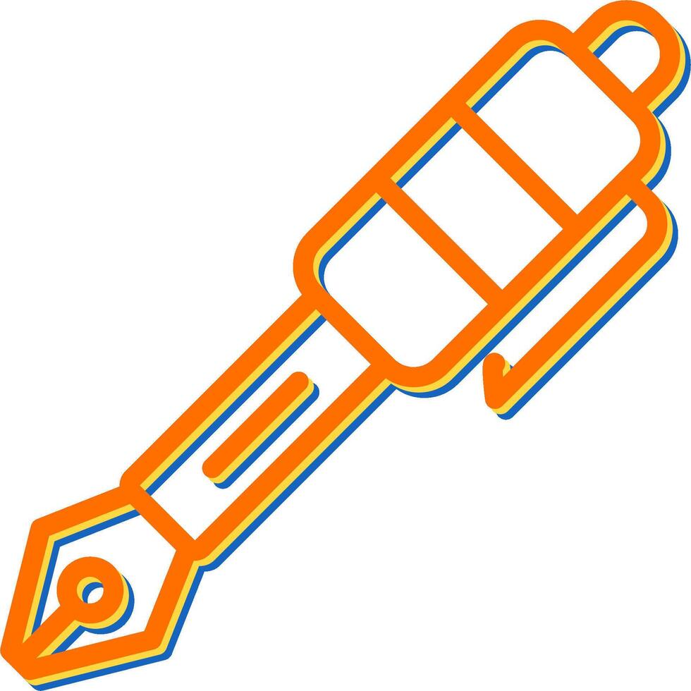 Fountain Pen Vector Icon