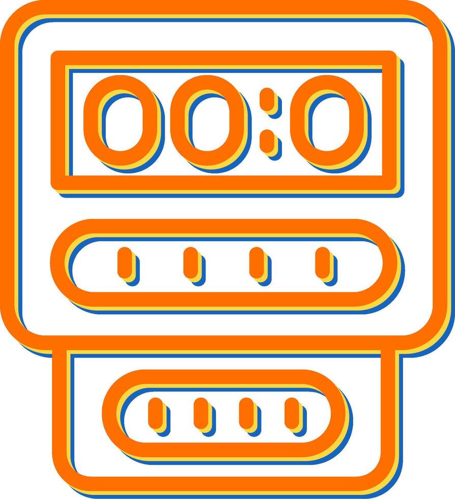Electric Meter Vector Icon