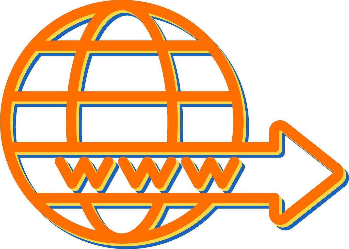 Domain Forwarding Vector Icon