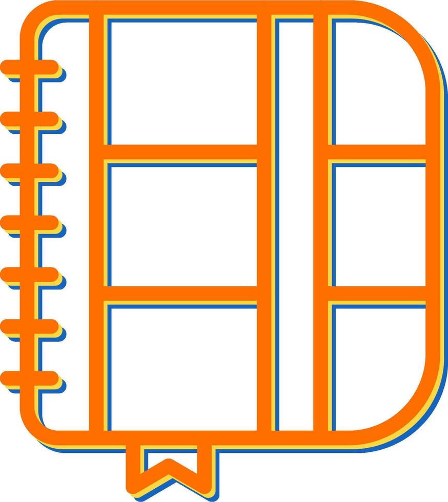 Notebook Vector Icon