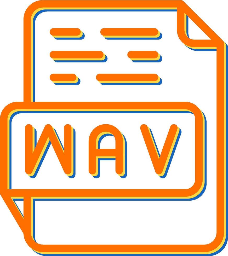 wav vector icono