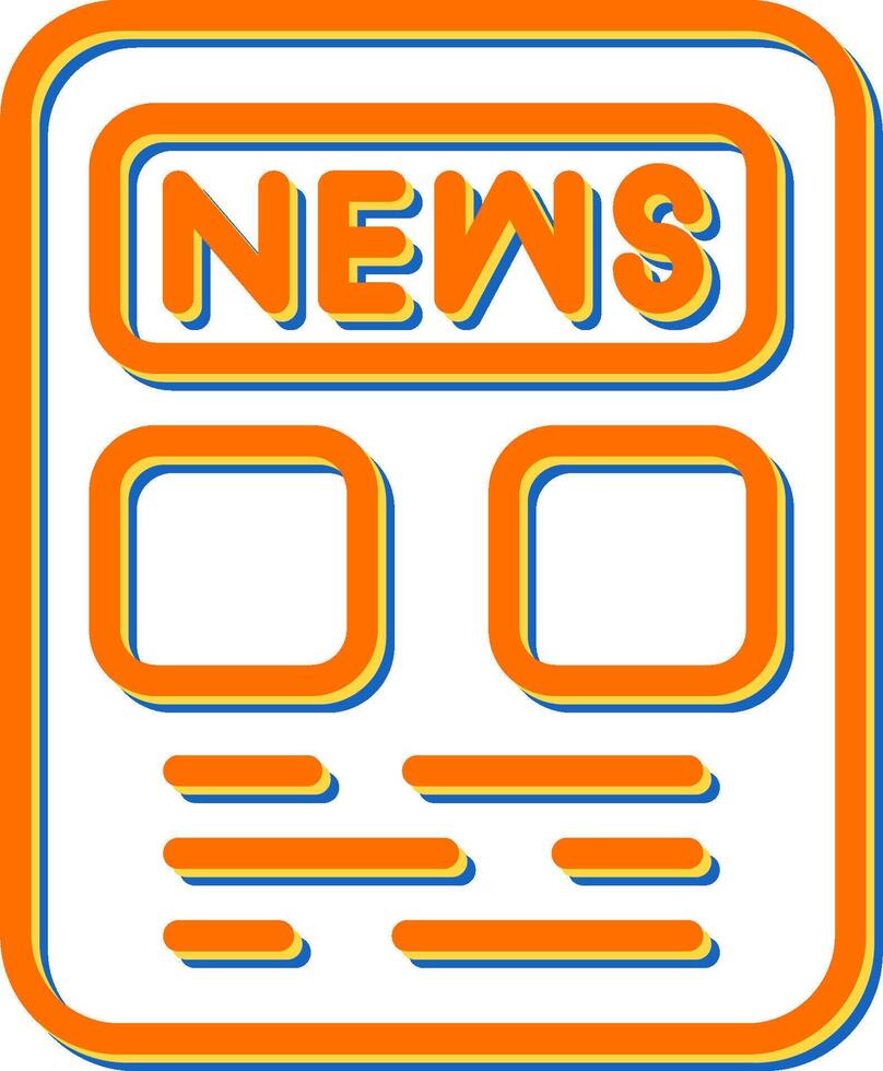 Newspaper Vector Icon