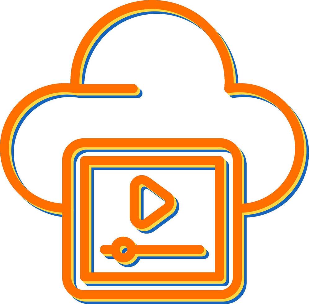 Video Hosting Vector Icon