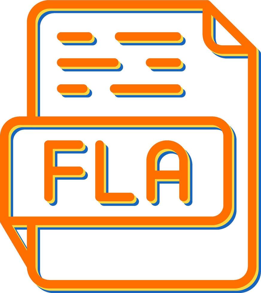 fla vector icono