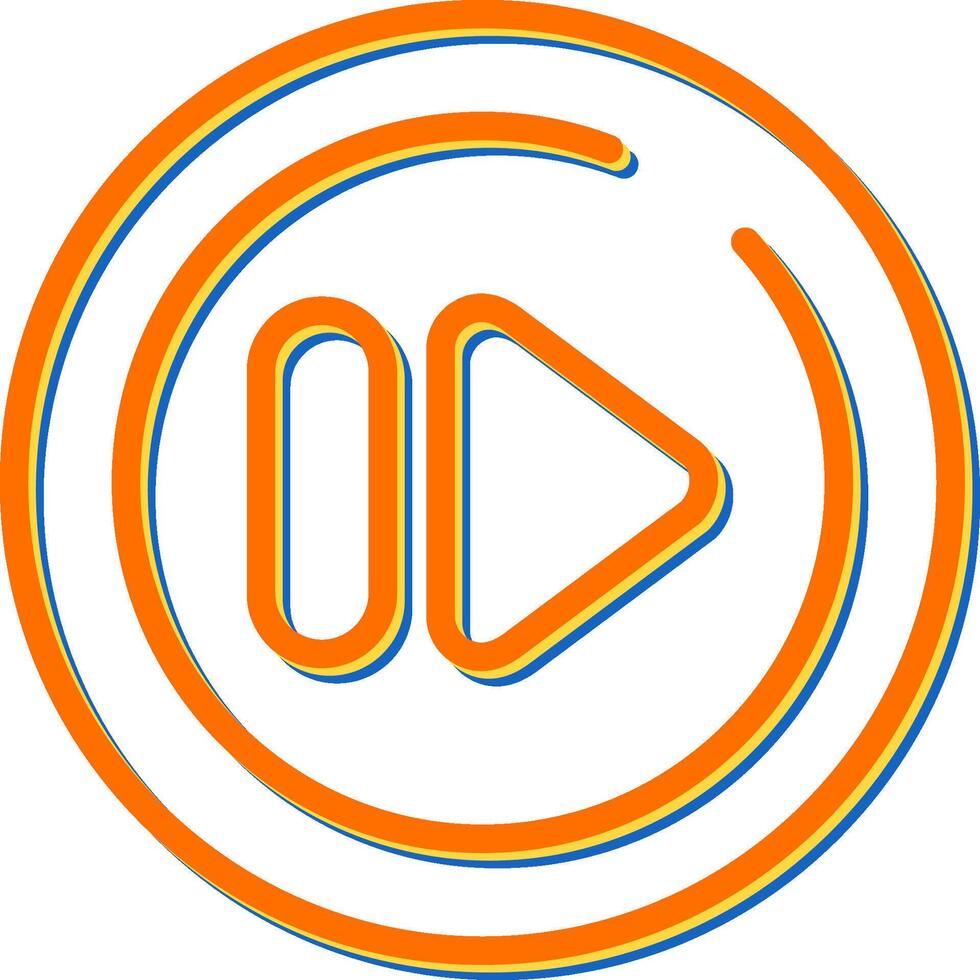 Next Track Circle Vector Icon