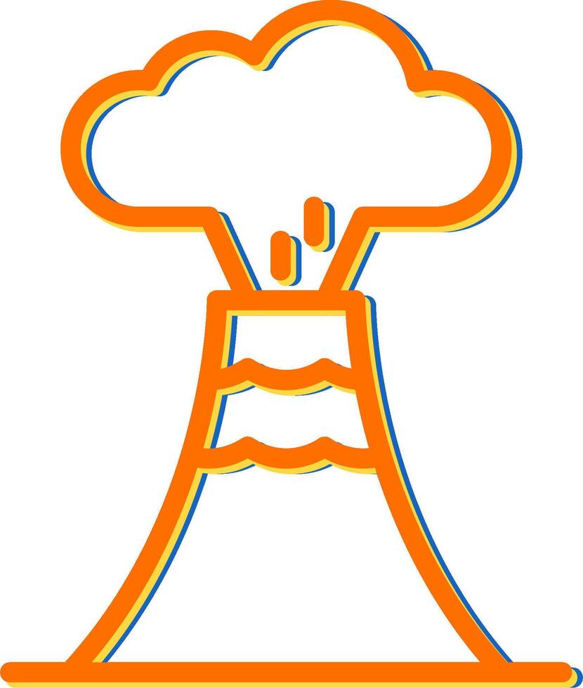 Volcano Vector Icon