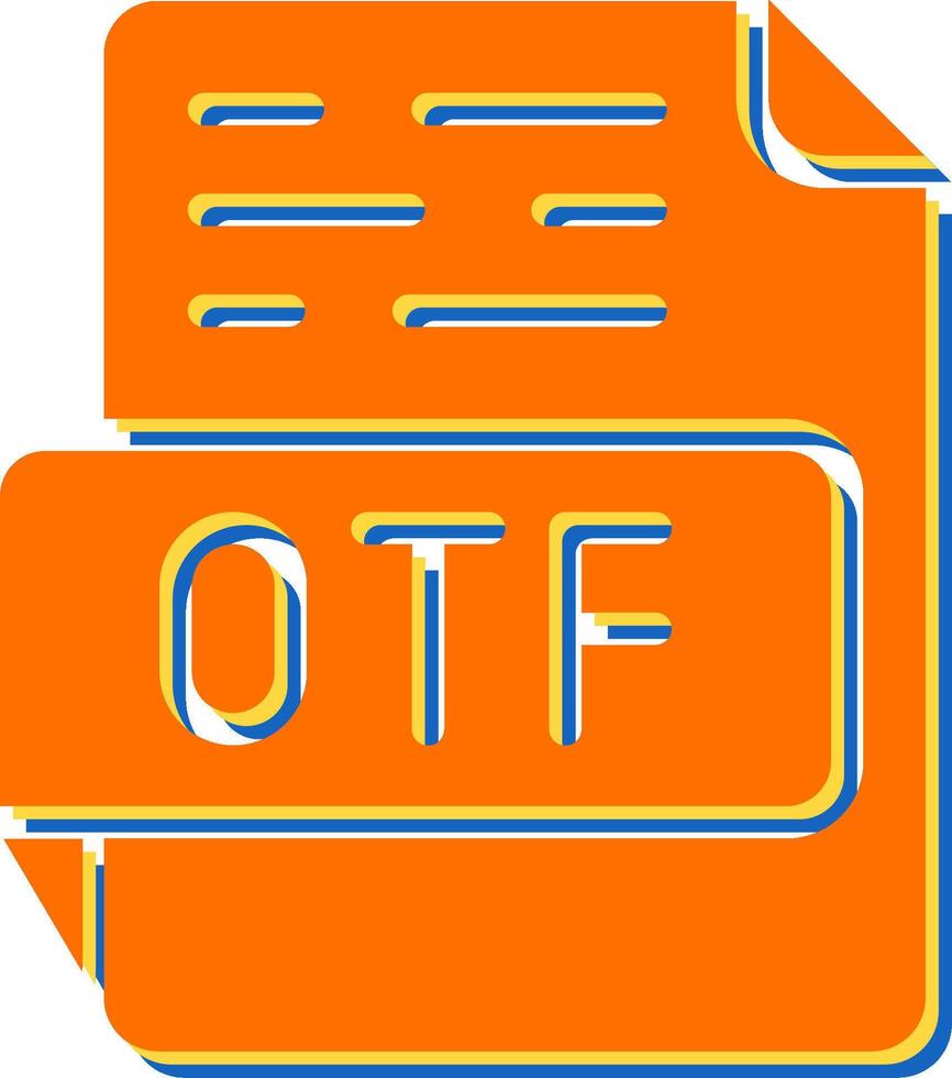 OTF Vector Icon