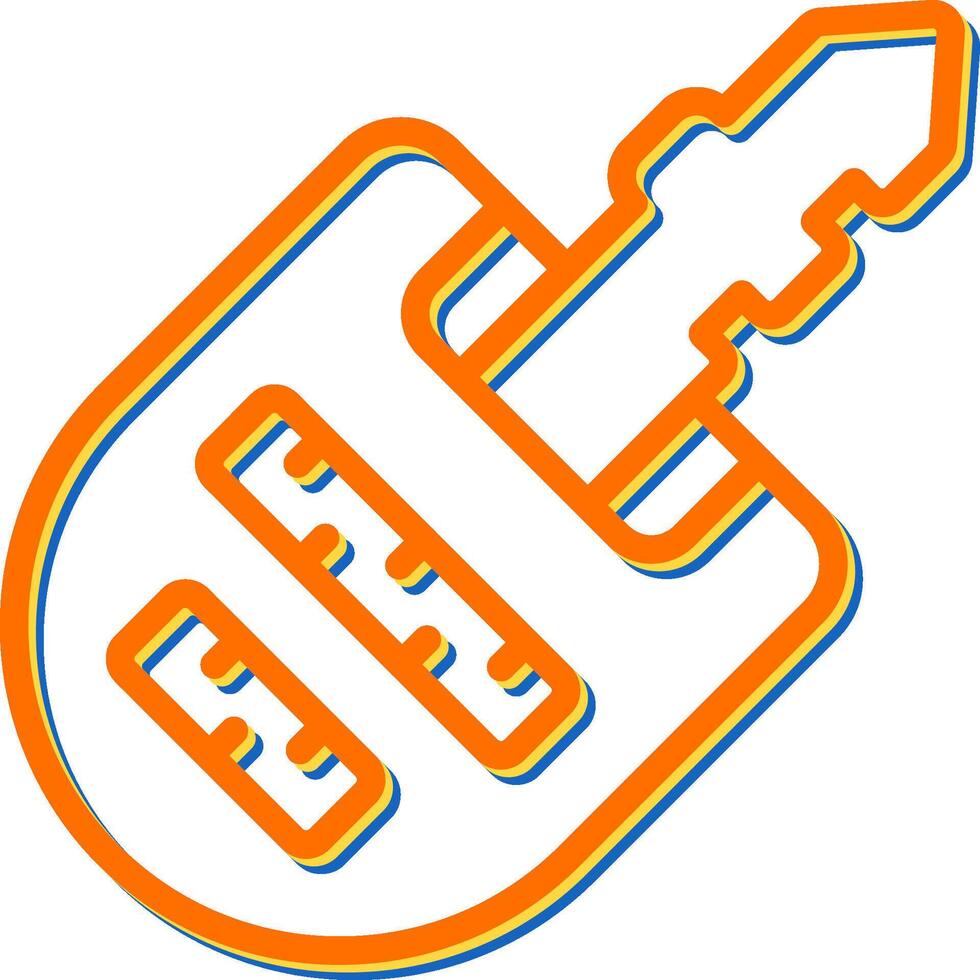 Car Key Vector Icon