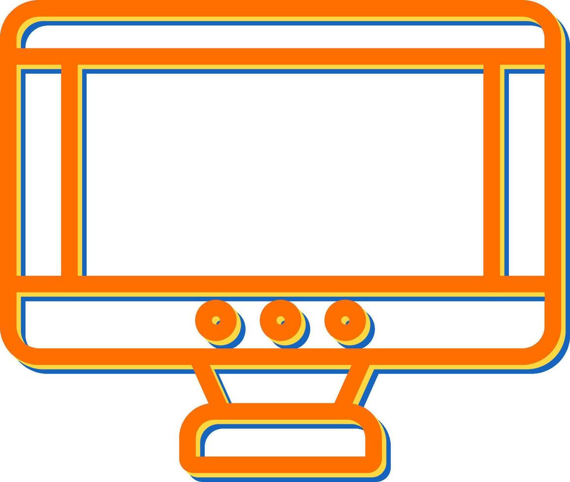Monitor Vector Icon