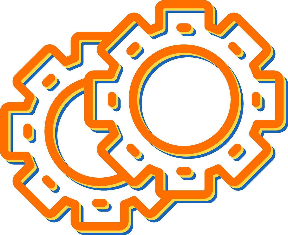 Gears Vector Icon