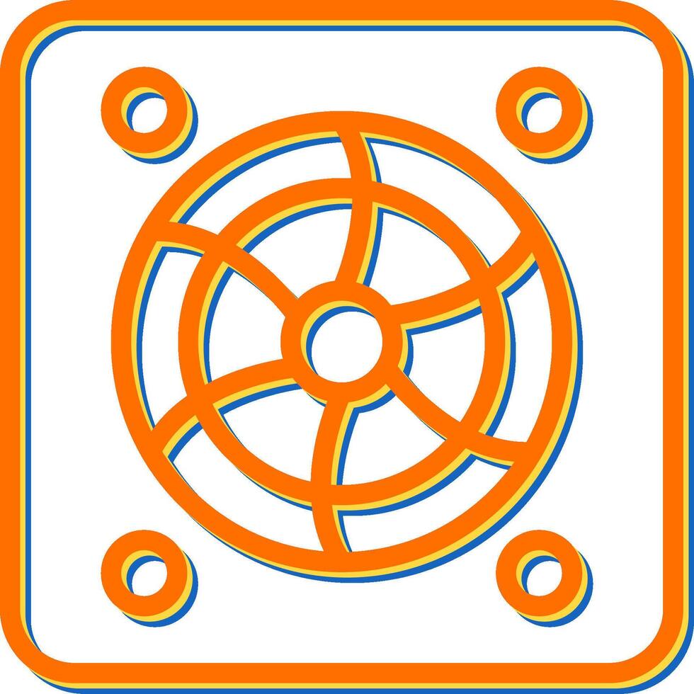 Cooling Fan Vector Icon